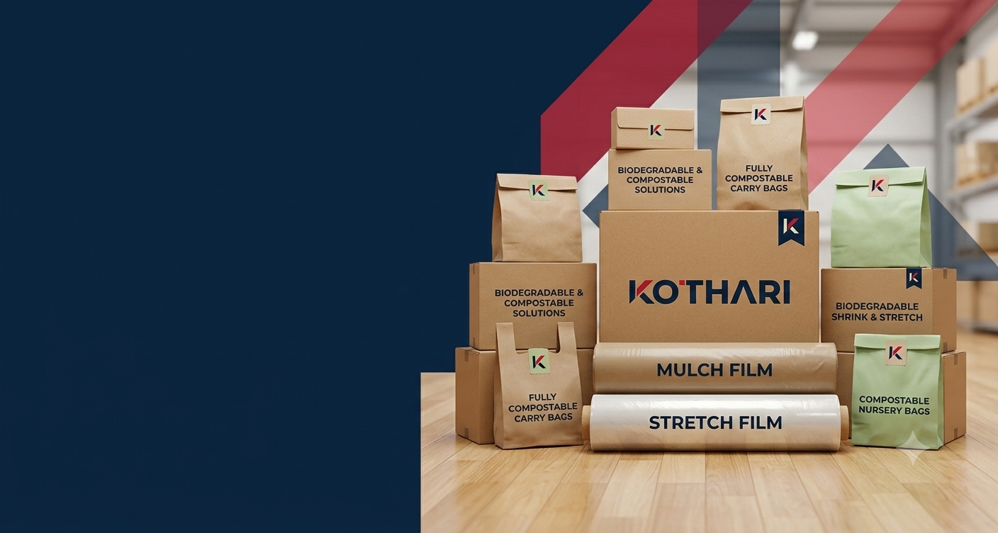 Premium Stretch Film, Shrink Film, Vacuum Bags, Packaging Rolls and Industrial Packaging Materials by Kothari Packaging Industries